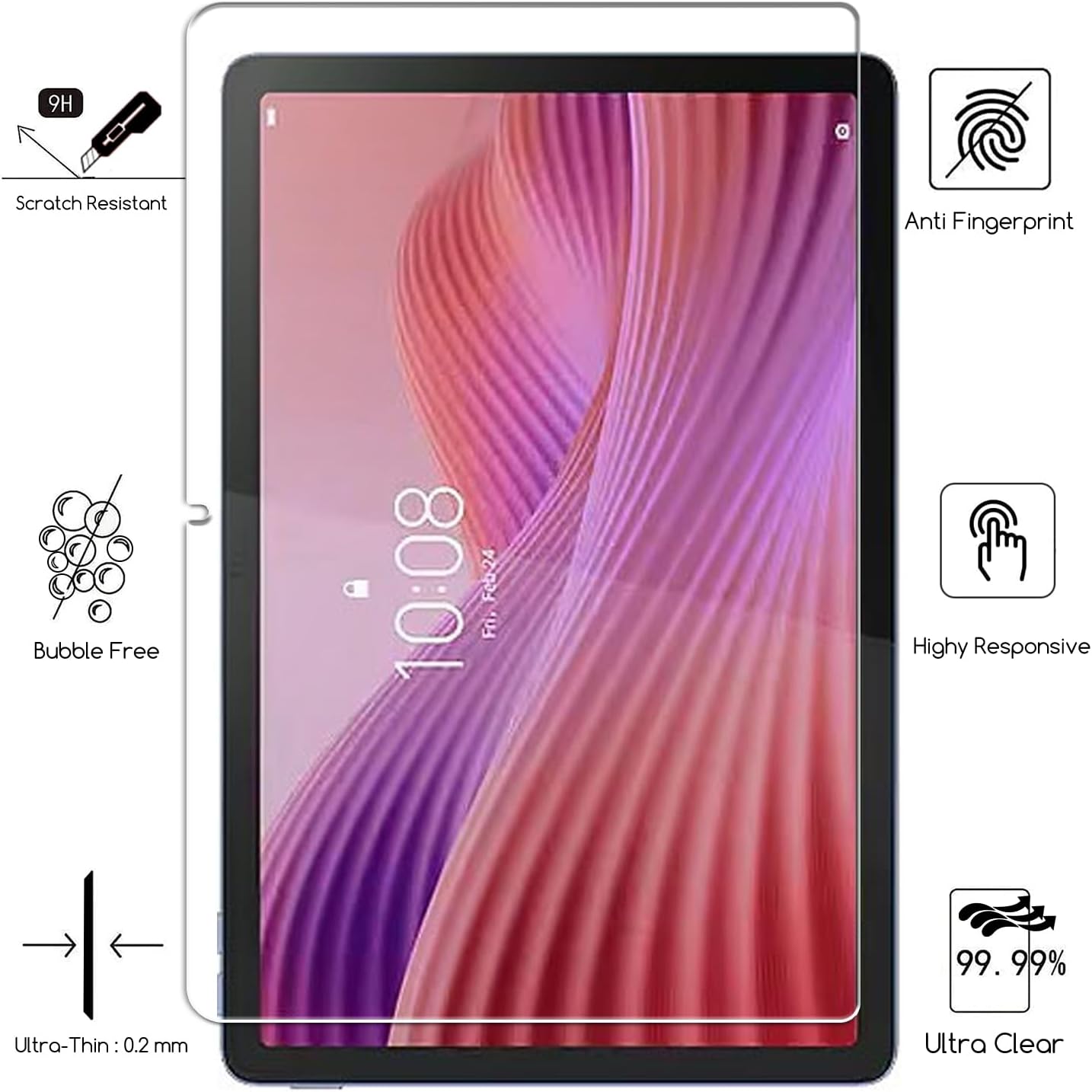 1 PCS 9H Tempered Glass Tablet - Temu Tablet Accessories 评论和价格