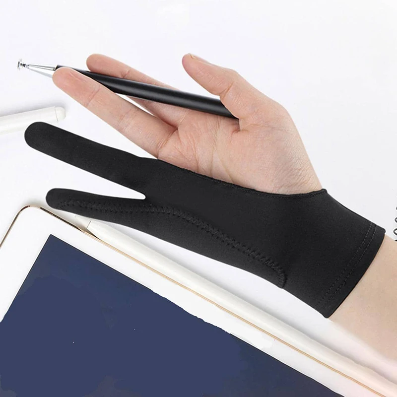 1/2 Layers Art 2 Finger Anti-m - Drawing Glove Artist 评论和价格