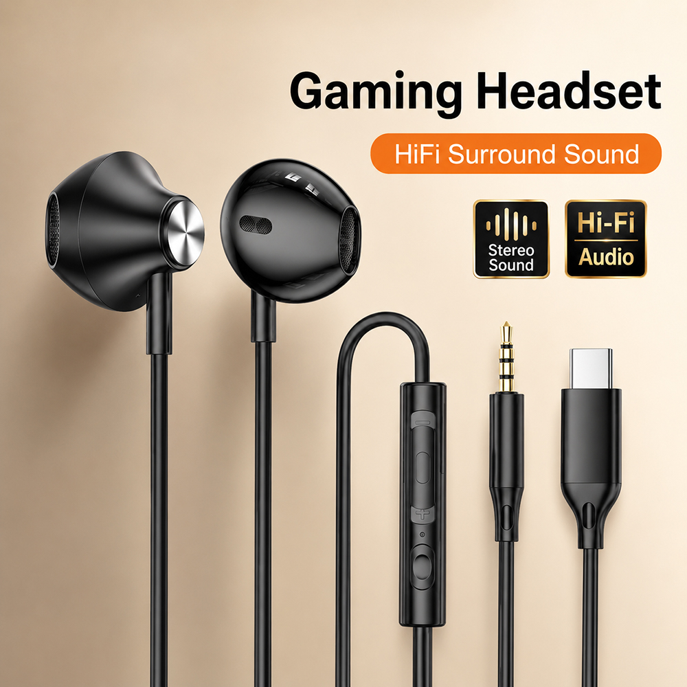 HiFi Surround Headphones Bass  - Tablet Pc Accessories 评论和价格