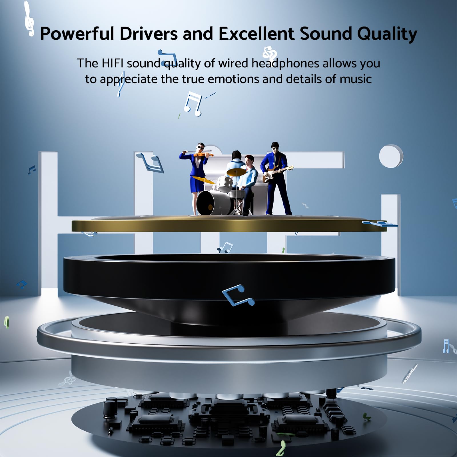 HiFi Surround Headphones Bass  - Tablet Pc Accessories 评论和价格