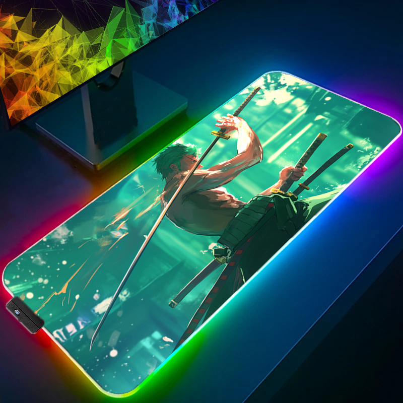 ONE PIECE Zoro Mouse Pad RGB G - Tablet Pc Accessories 评论和价格