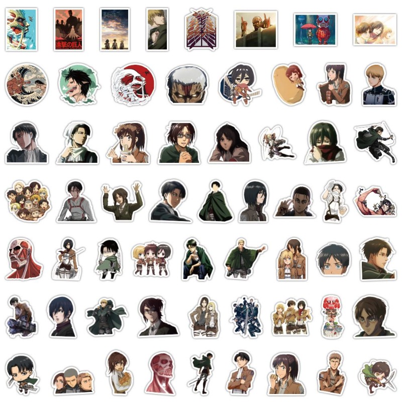 60Pcs Attack on Titan Anime St - Useful Tablet Accessories 评论和价格