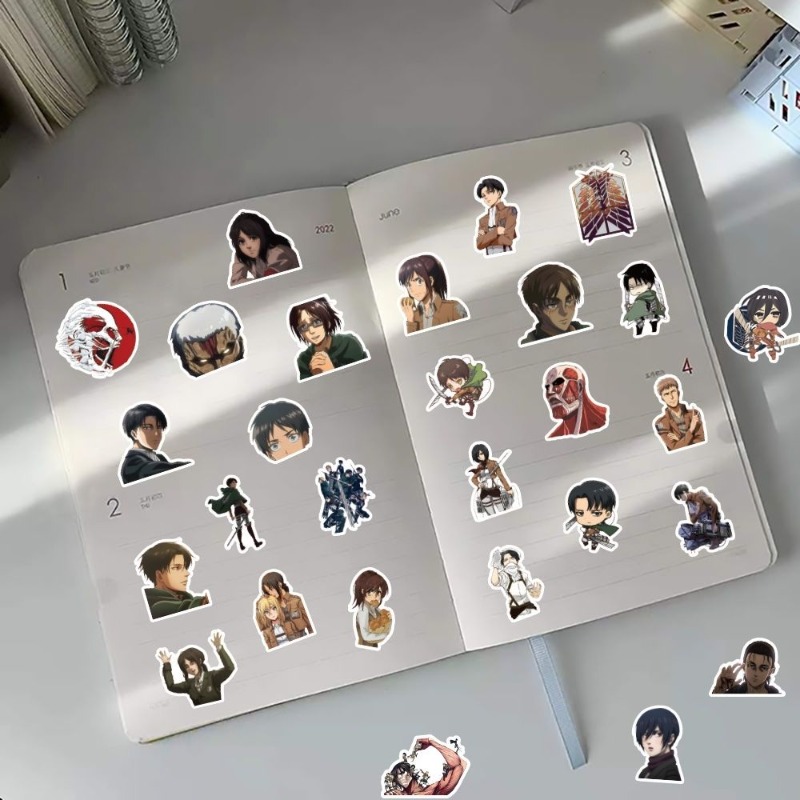 60Pcs Attack on Titan Anime St - Useful Tablet Accessories 评论和价格