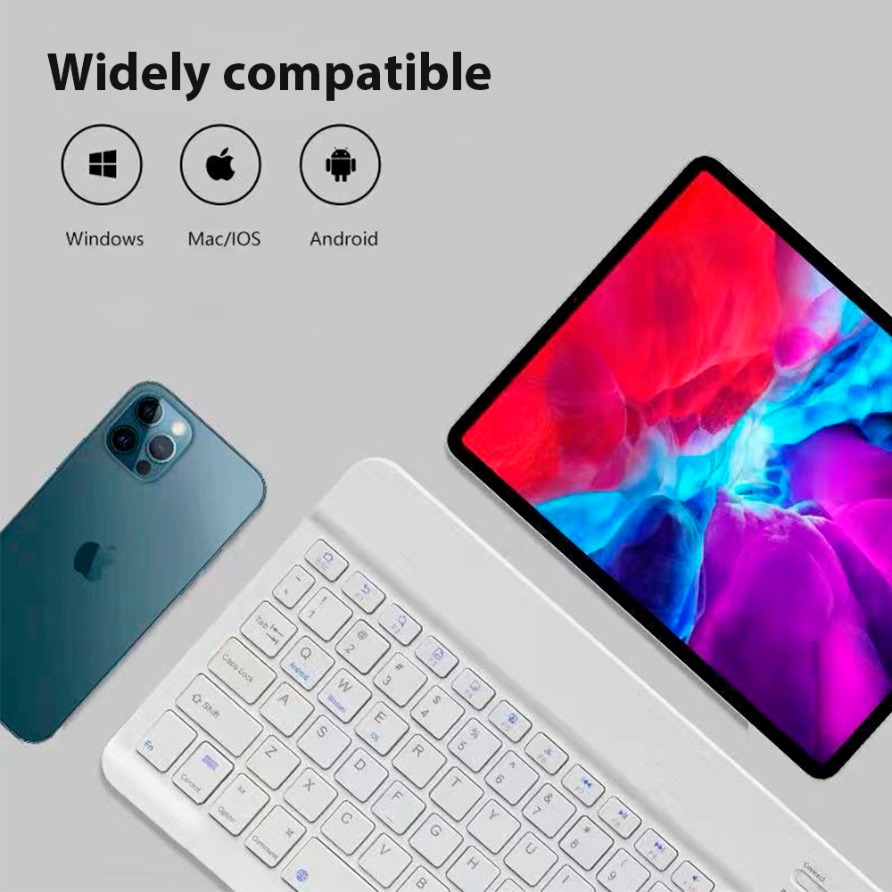 Bluetooth Wireless Keyboard Un - Tablet Pc Accessories 评论和价格