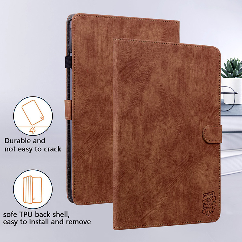 Cute Tiger Leather Case For Am - Tablet Accessories Amazon 评论和价格