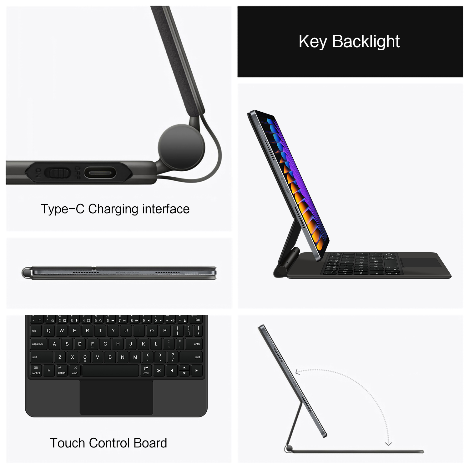 Magic Keyboard Folio For Xiaom - Boox Tablet Accessories 评论和价格