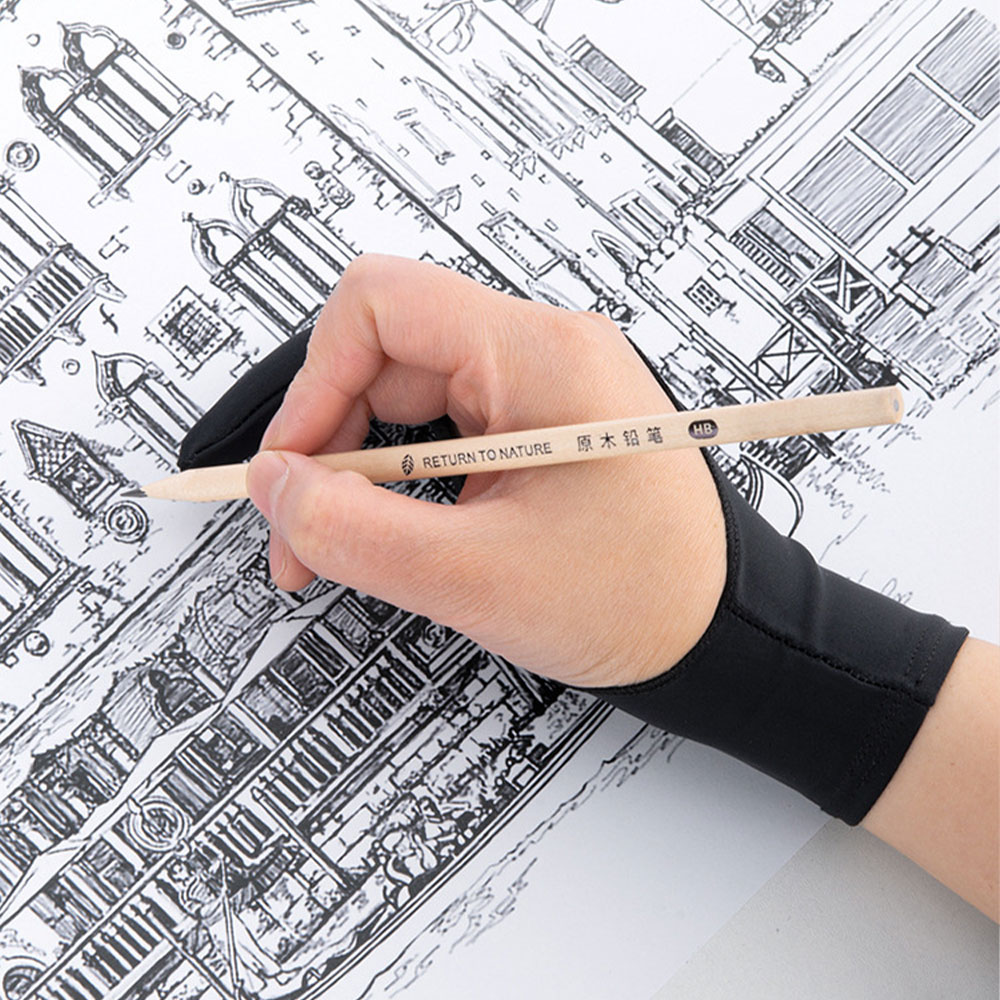 1PC Two-Finger Hand Painting G - Drawing Glove Artist 评论和价格