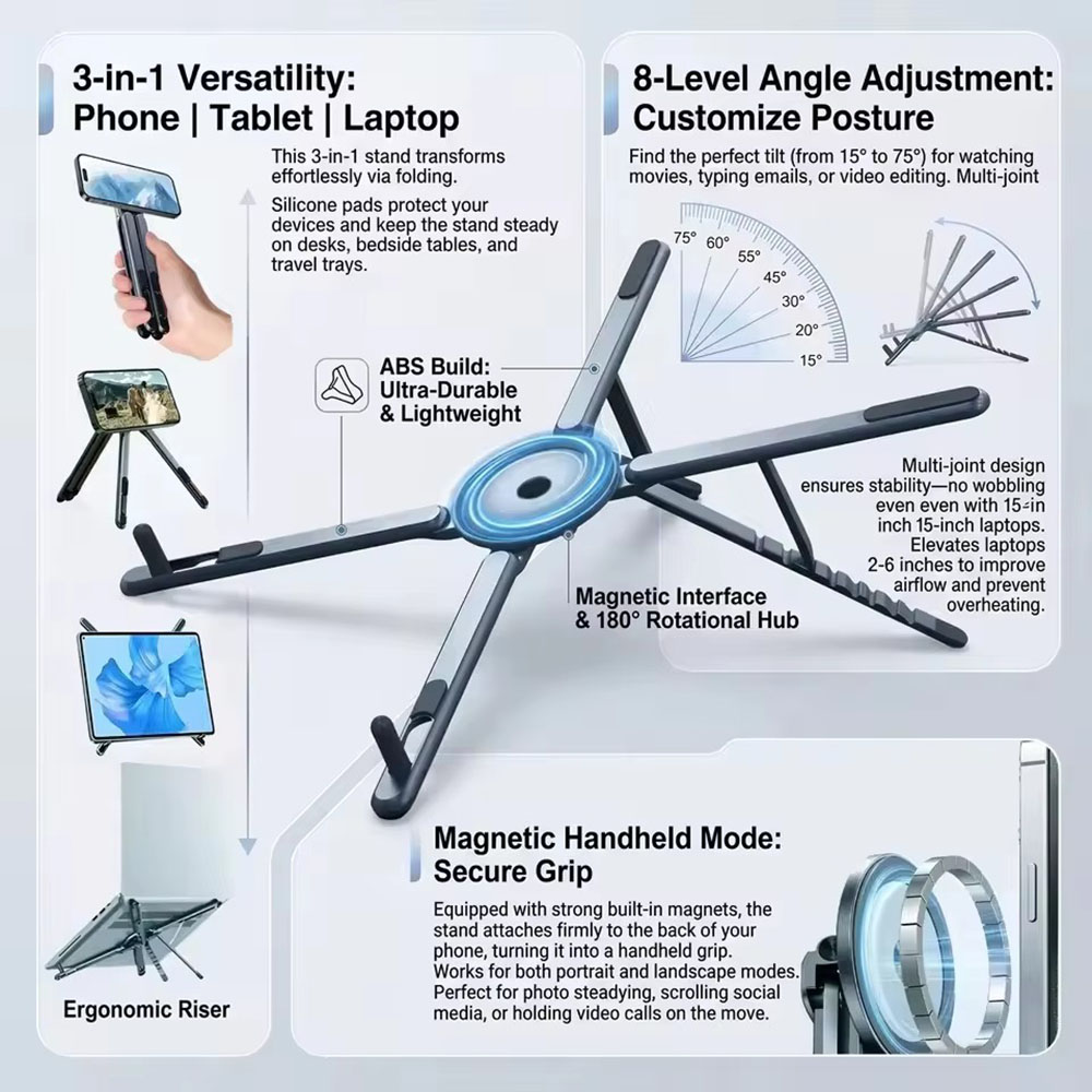 Portable Magnetic Phone Holder - Useful Tablet Accessories 评论和价格