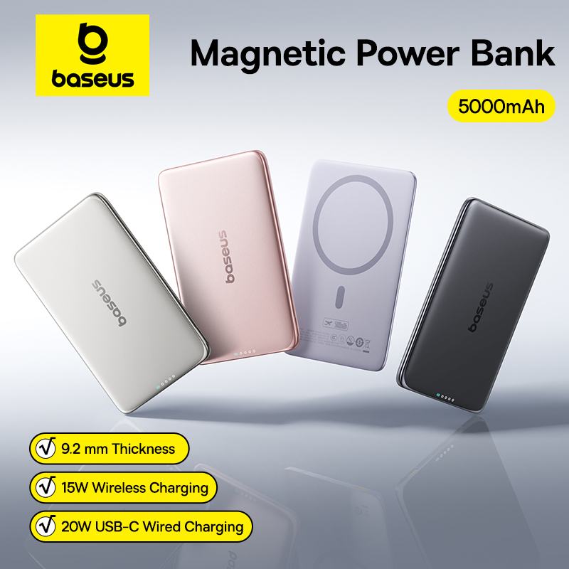 Baseus 5000mAh Magnetic Power  - Accessories For Android Tablet 评论和价格